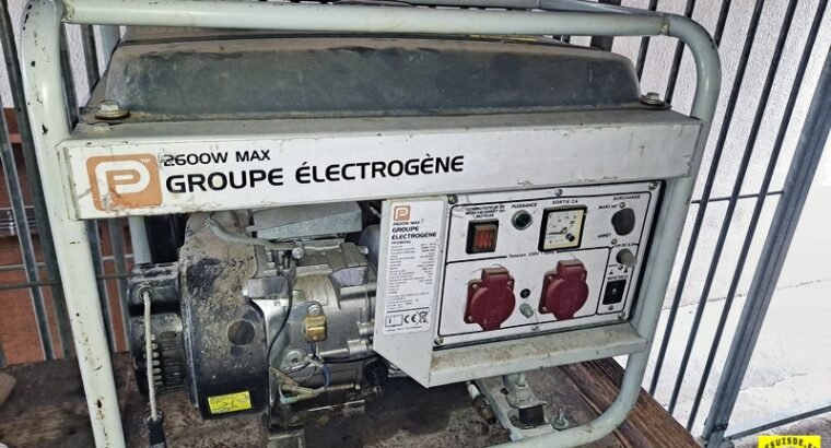 Groupe électrogène pour pièces